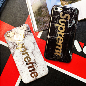 Supreme iPhone7 Plus ケース 大理石柄 シンプル