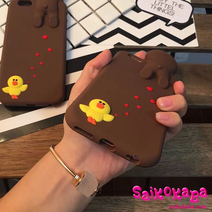 iphone6s case Line friends BROWN