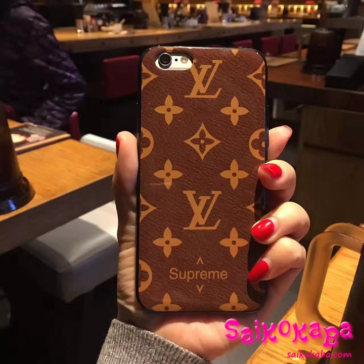 iPhone8ケース LV Supreme