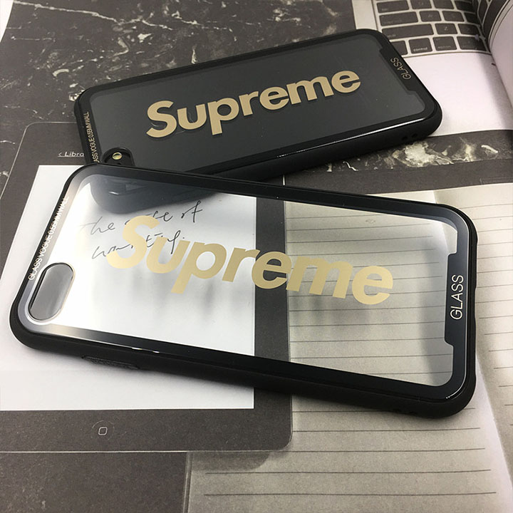 supreme iPhone8 ケース 鏡面