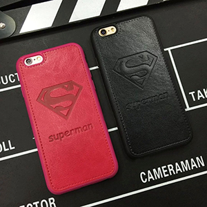 Supreme iPhone8 ケース スーパーマン iPhone7s ケース ペア