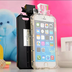 iPhone8 ケース Dior 香水瓶 チェーン付き