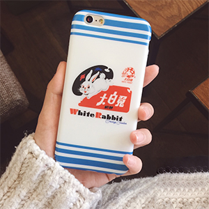 水原希子愛用 海外ブランド iPhone7 ケース ホワイトラビット