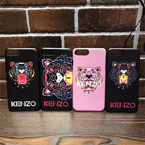 KENZO iPHone8ケース トラ柄