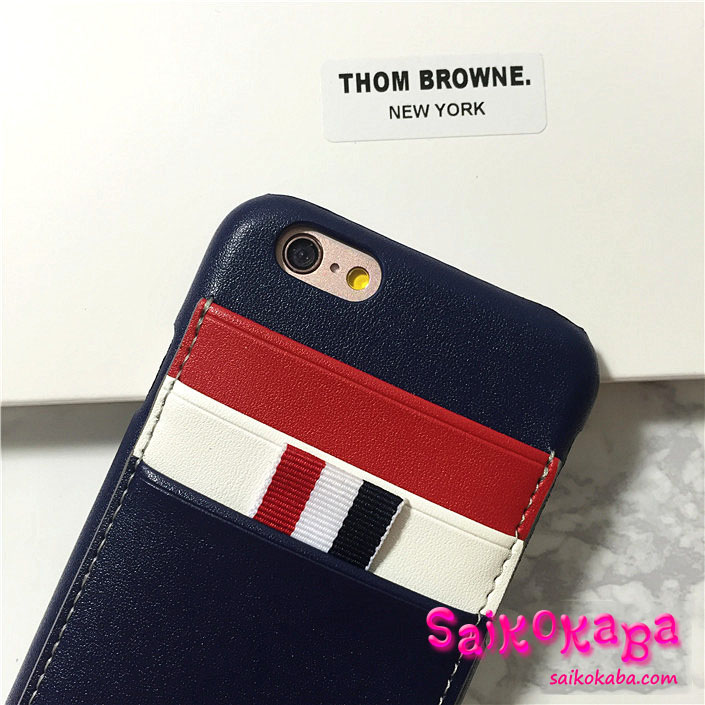 Thom Browne iphone8ケース PUレザー