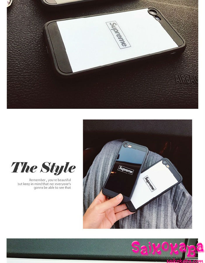 シュプリーム iPhone6 Plus ハードケース シンプル