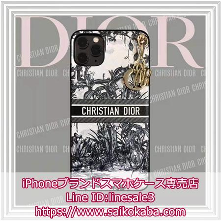 Dior 定番スタイル金具ロゴ柄付きケース