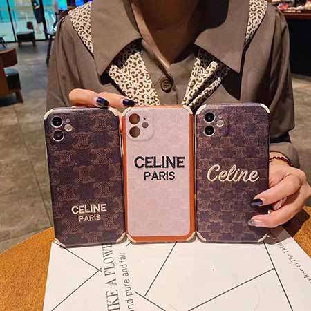 Celine 刺繍 iphone12ケース 人気