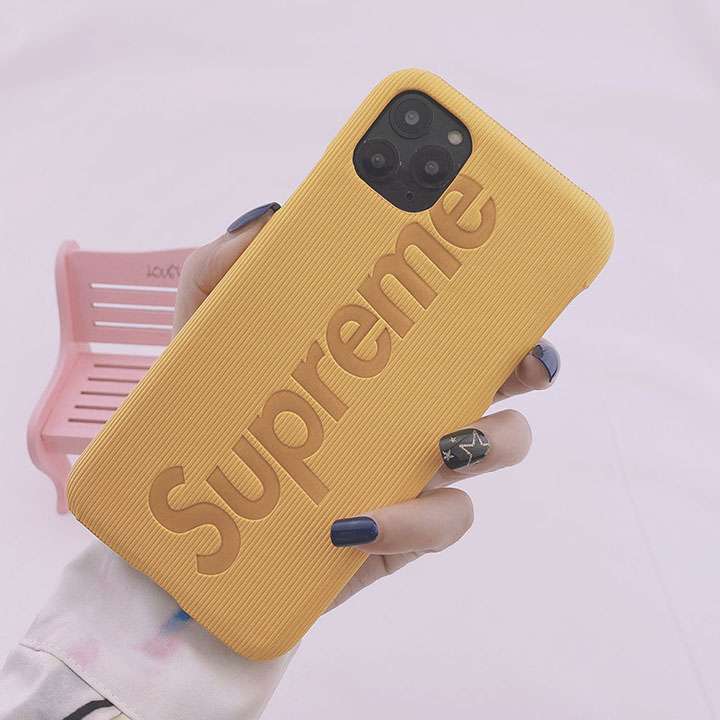 Supreme 超素敵 シンプル風 iphone12promax携帯カバー
