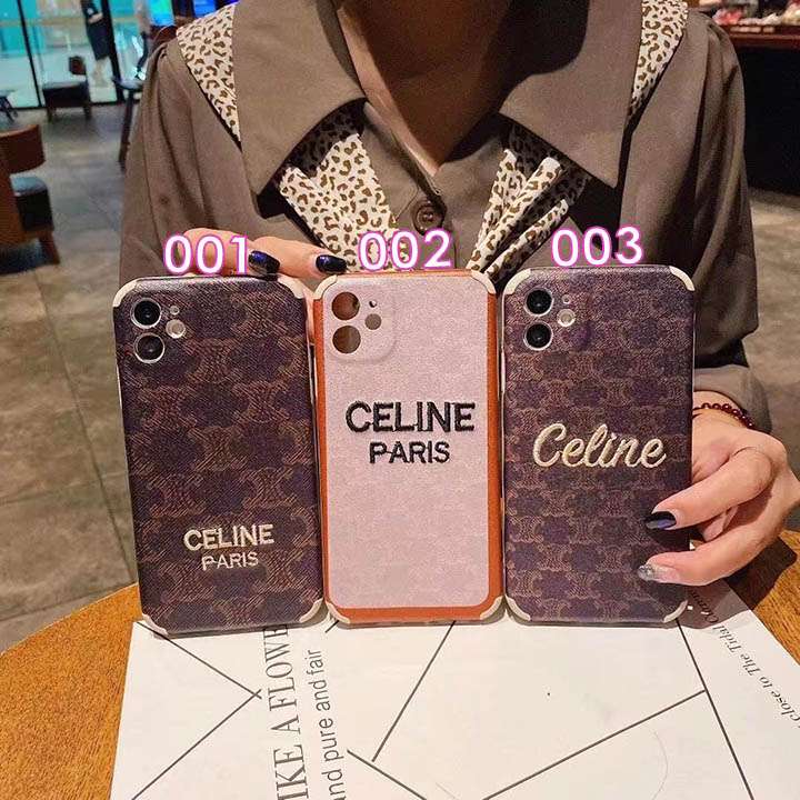 Celine 刺繍 iphone12pro maxケース