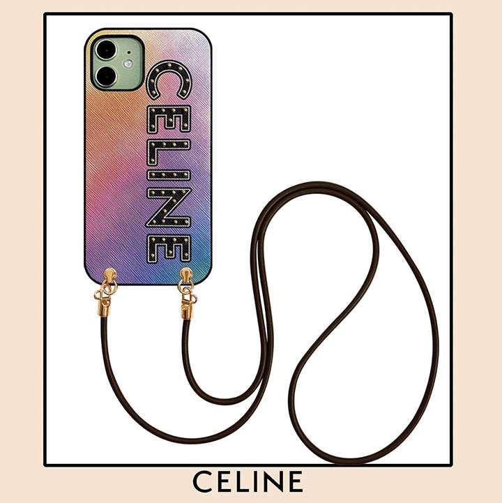 首掛けCeline iPhone 8plus/8携帯ケース