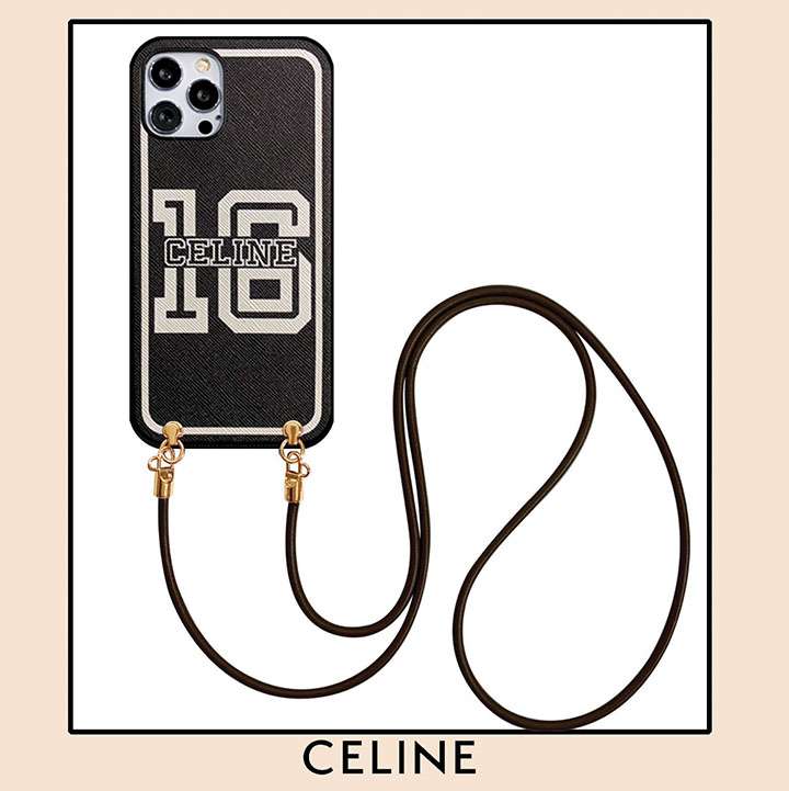 Celine アイフォーン12/12 pro max肩掛け保護ケース
